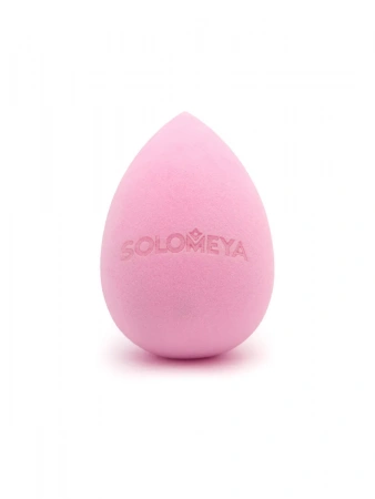 Спонж для макияжа "Капля" меняющий цвет, Коричнево-розовый Solomeya Color Changing Drop blending sponge, Taupe-Rose, 1 шт